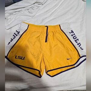 Nike LSU Tigers Athlethic Dri Fit Shorts sz M